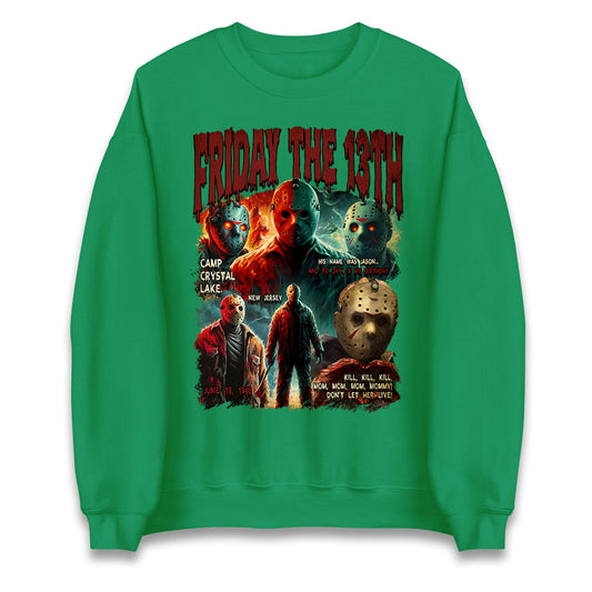 Jason voorhees Friday The 13th Halloween Bootleg Unisex Sweatshirt