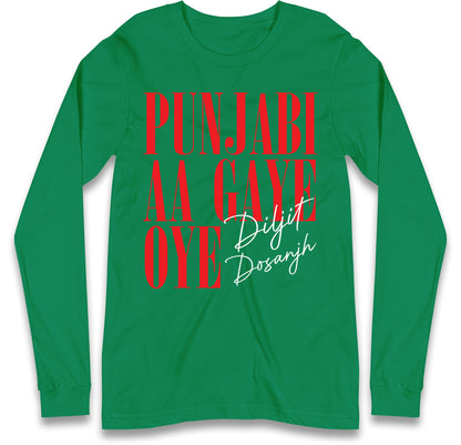 Diljit Dosanjh Long Sleeve T Shirt