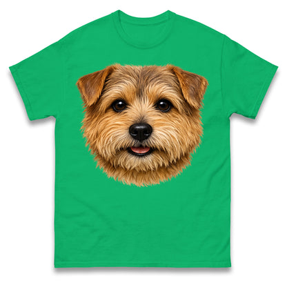 Norfolk Terrier Dog Face T Shirt 