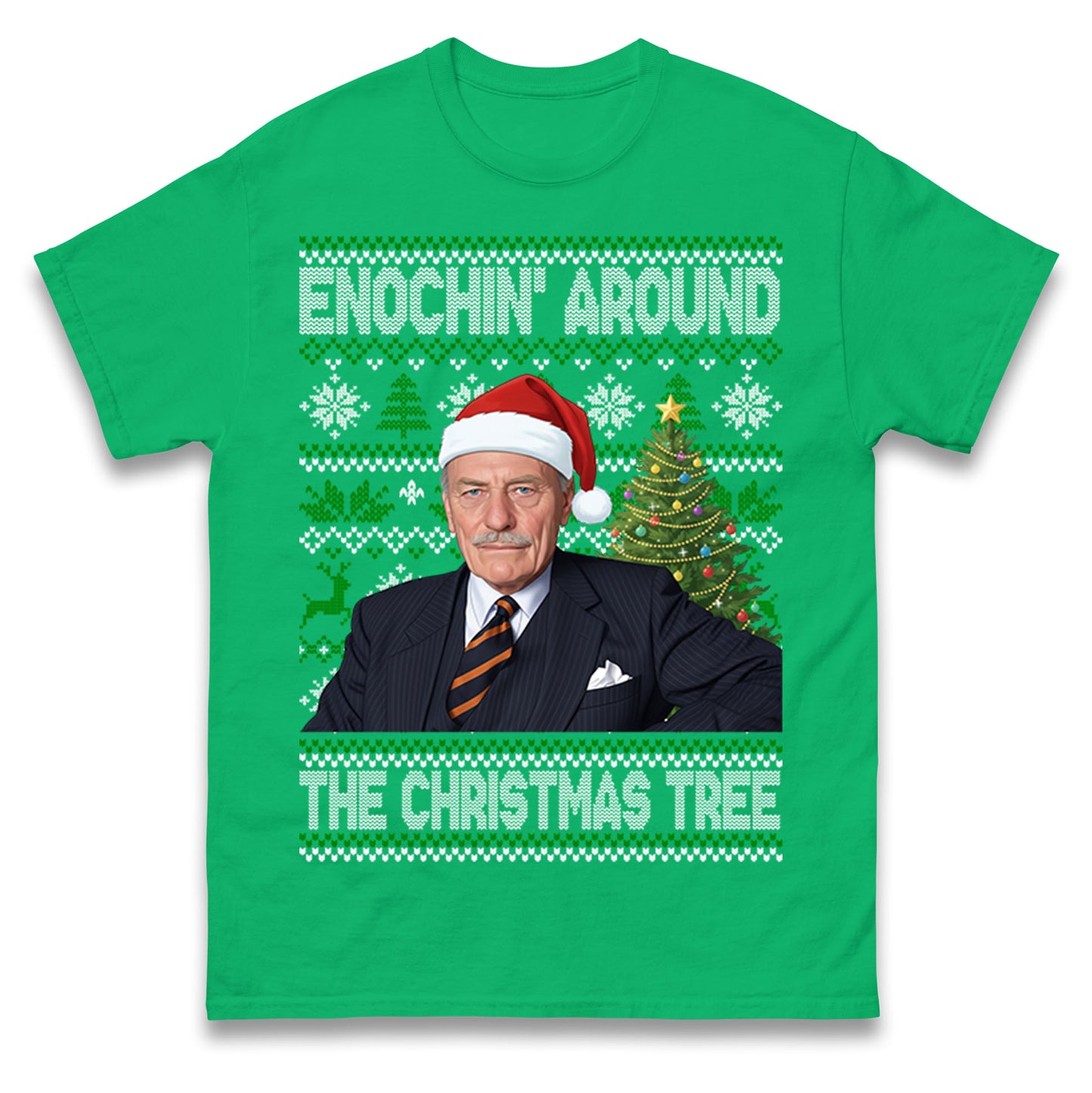 Enoch Powell Enochin Around the Christmas Tree Christmas T Shirt