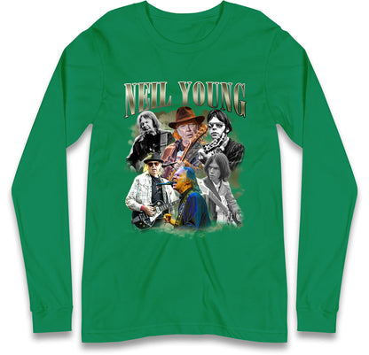 Neil Young Long Sleeve T Shirt