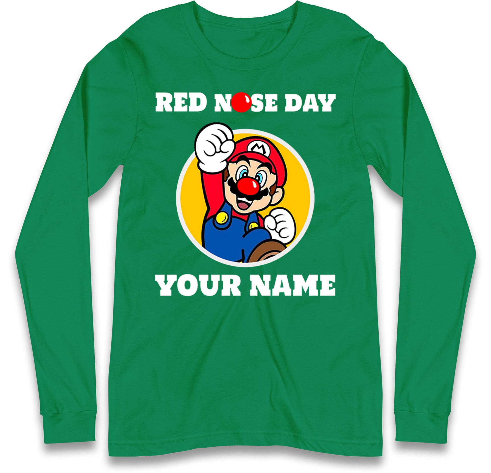super mario long sleeve t shirt