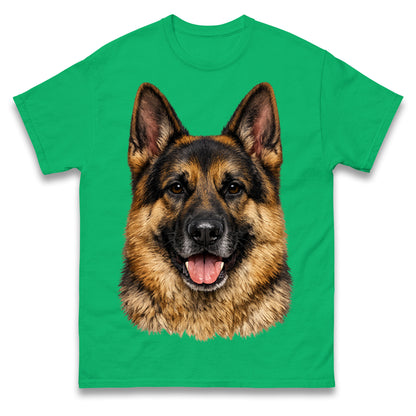 German Shepherd Dog Face T Shirt