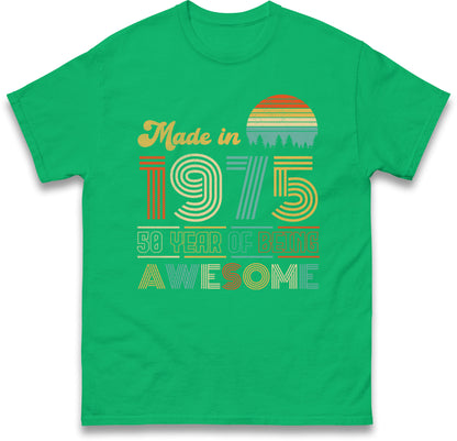 Vintage 50th Birthday T Shirt