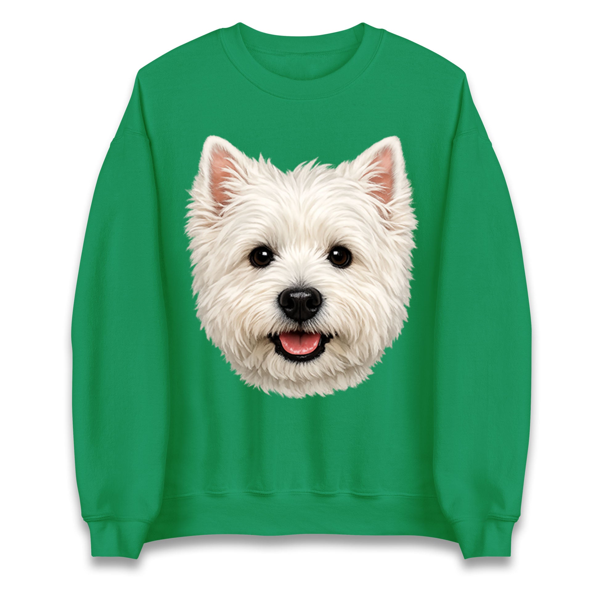 West Highland White Terrier Dog Face Jumper