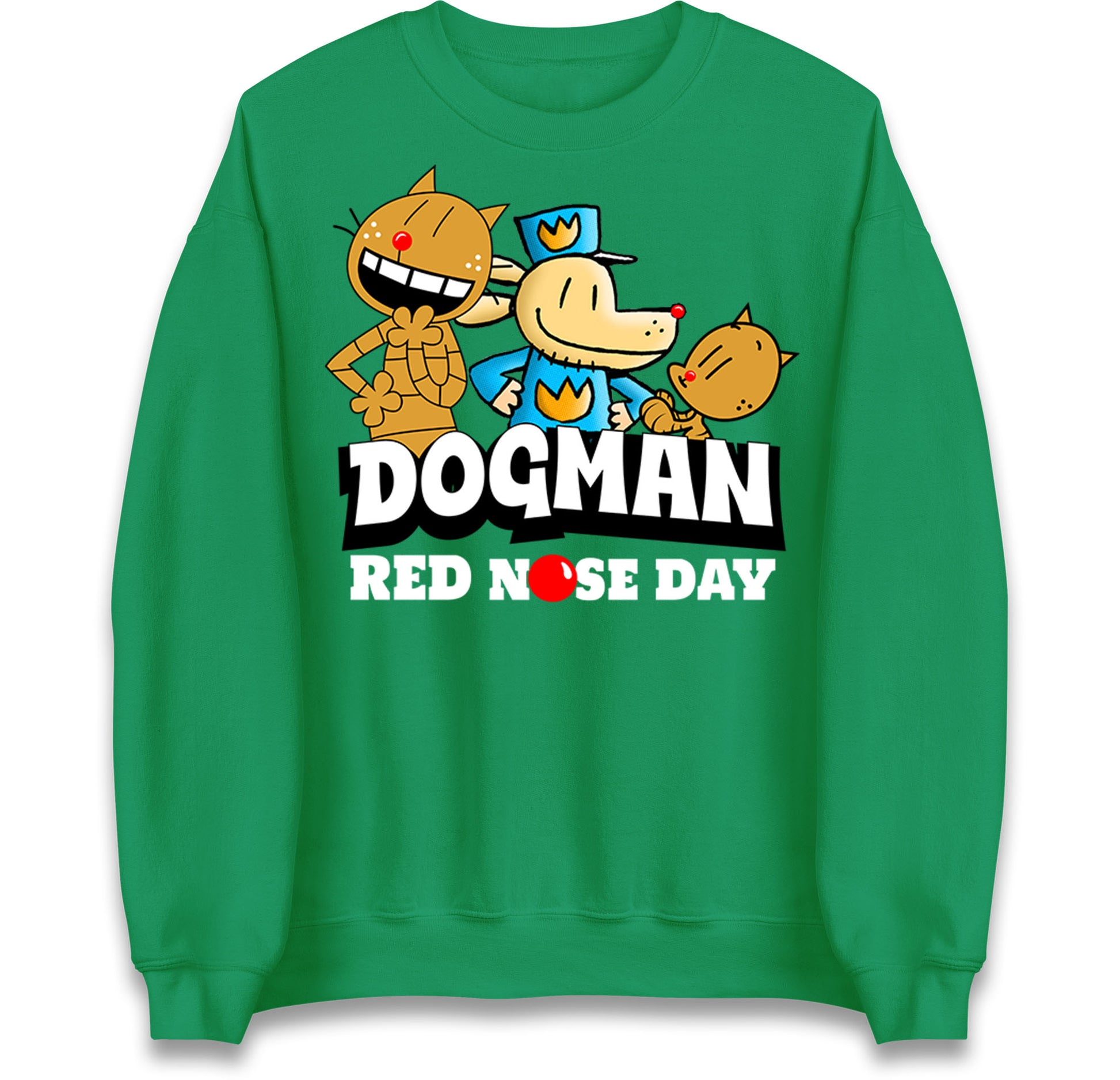 Dog Man Red Nose Day Jumper