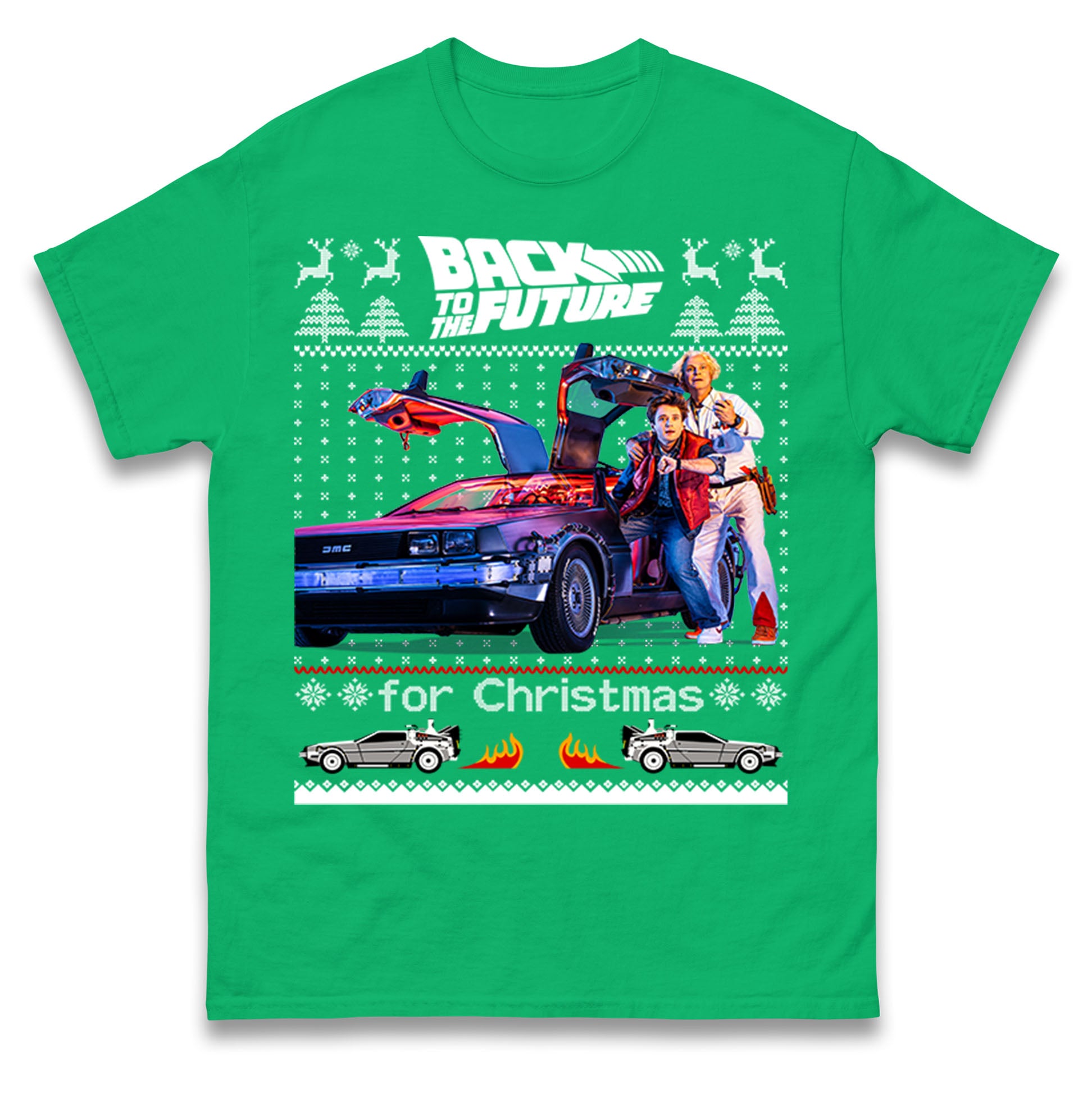 Back To The Future Christmas T Shirt