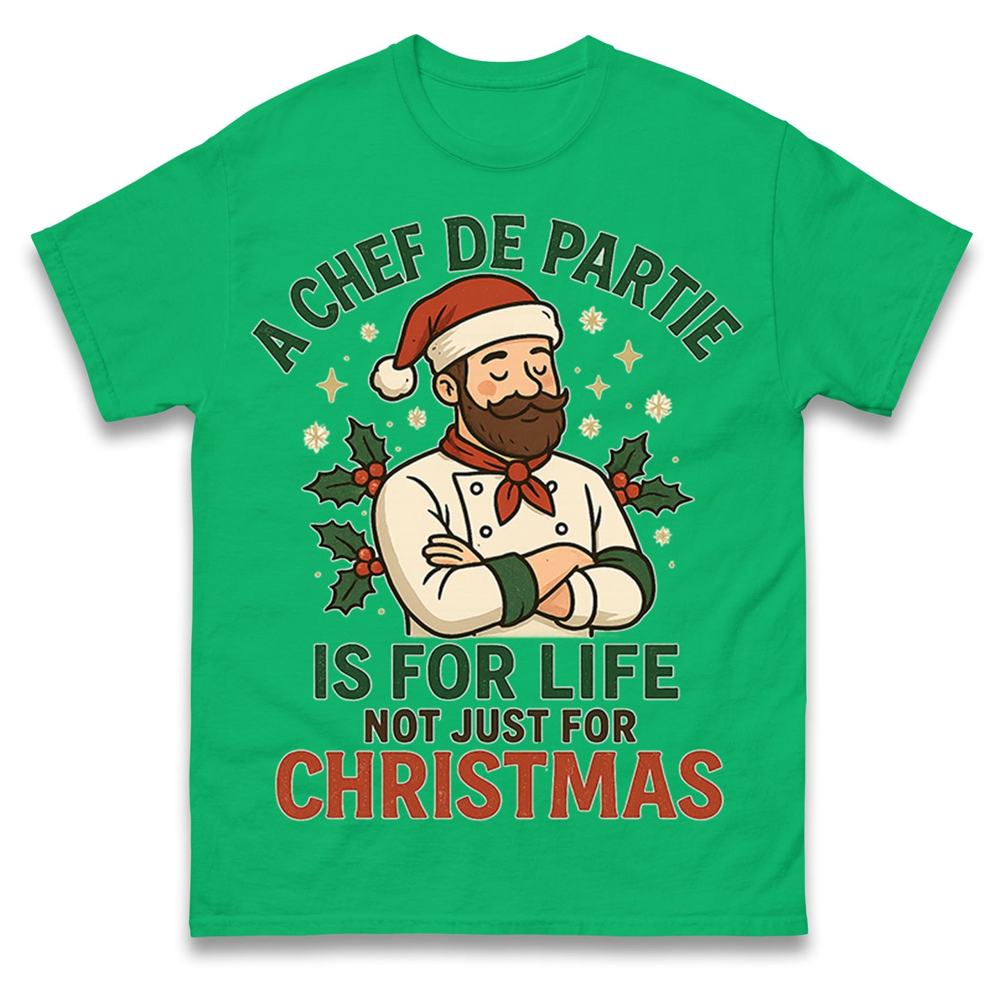 Chef De Partie Christmas T Shirt