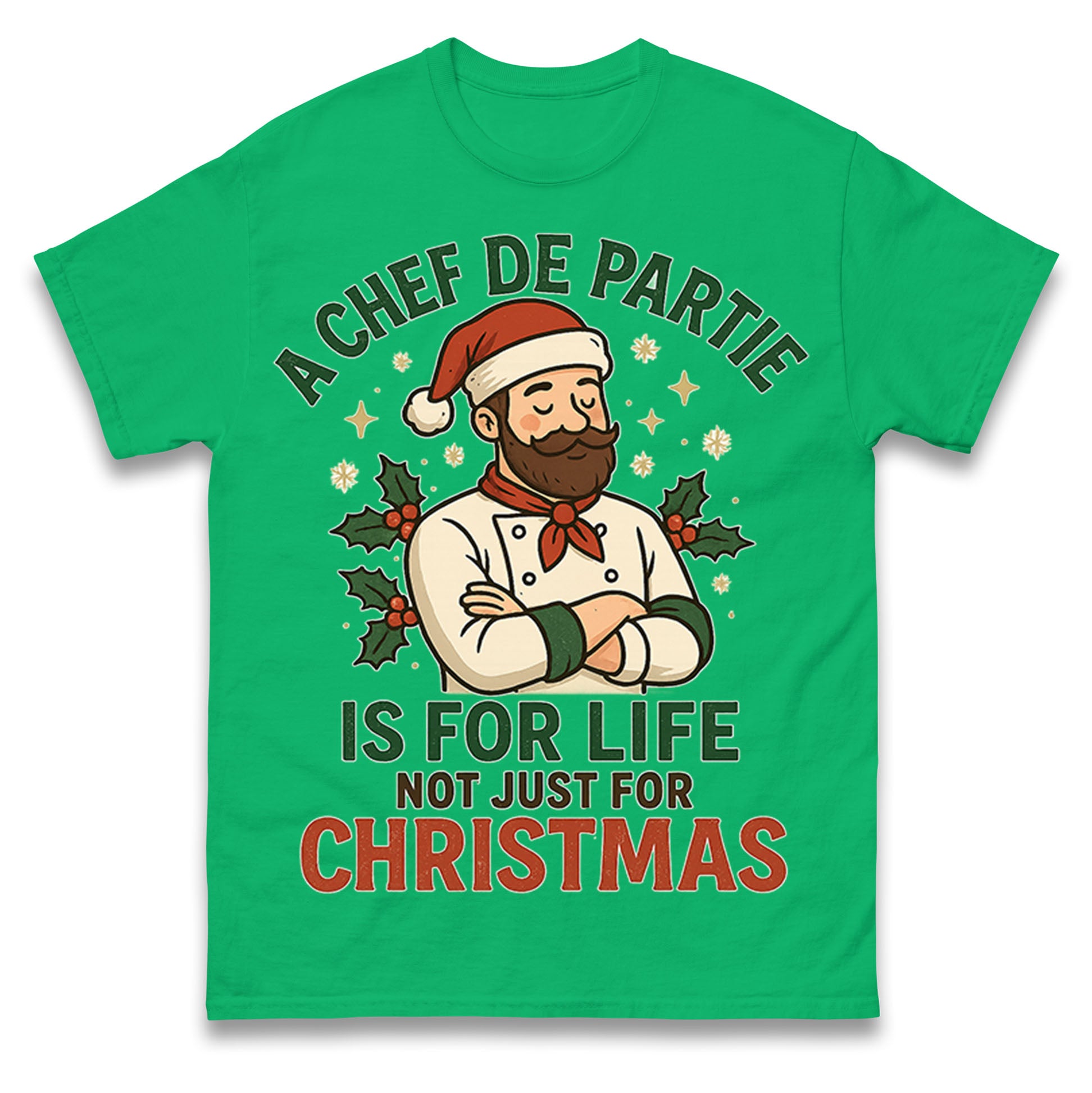 Chef De Partie Christmas T Shirt