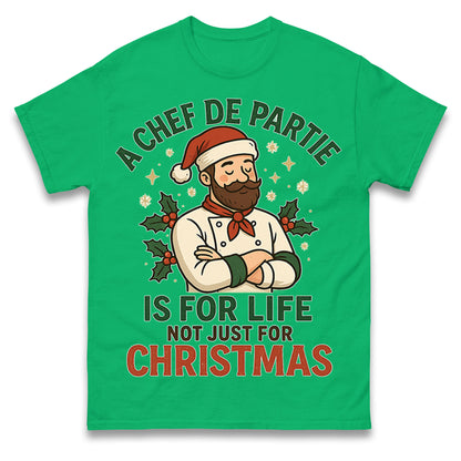 Chef De Partie Christmas T Shirt