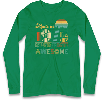 Vintage 50th Birthday Long Sleeve T Shirt