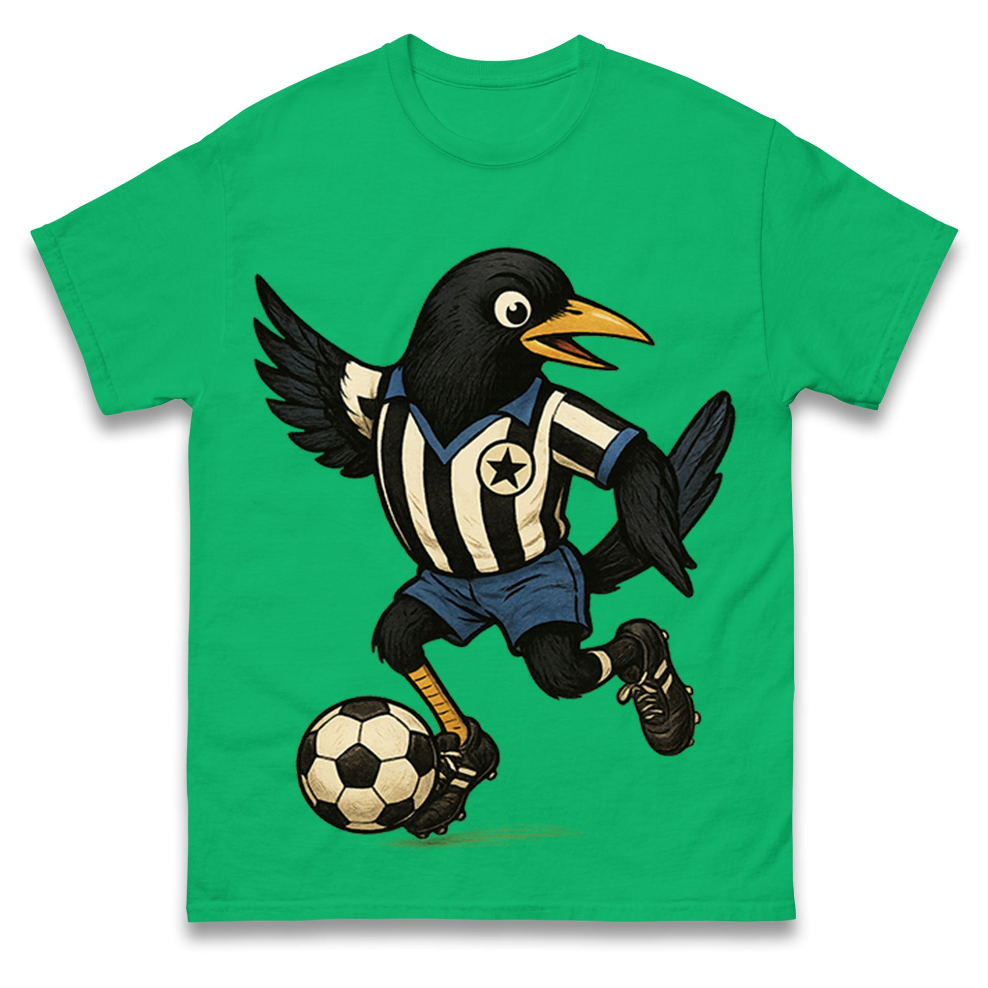 Retro Newcastle United Football T Shirt