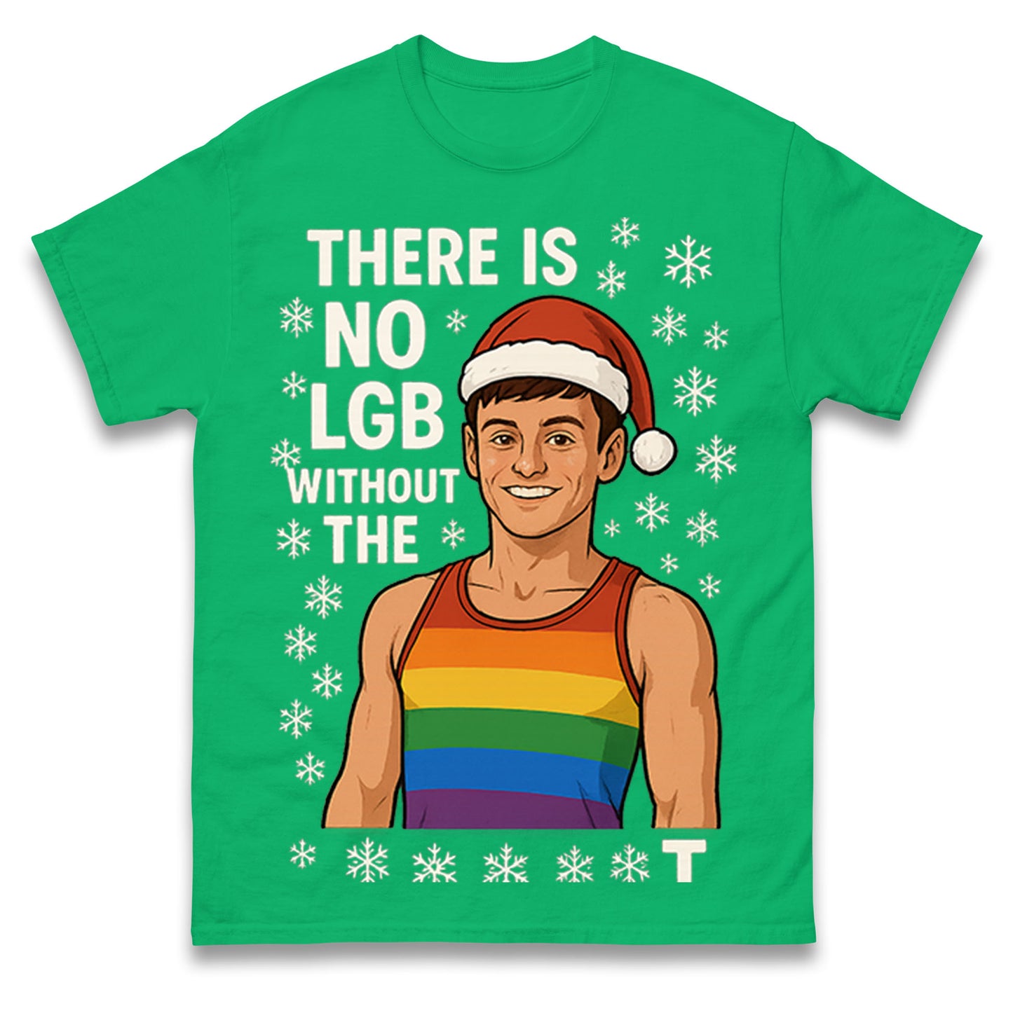There is No LGB without The T Tom Daley Christmas T Shirt
