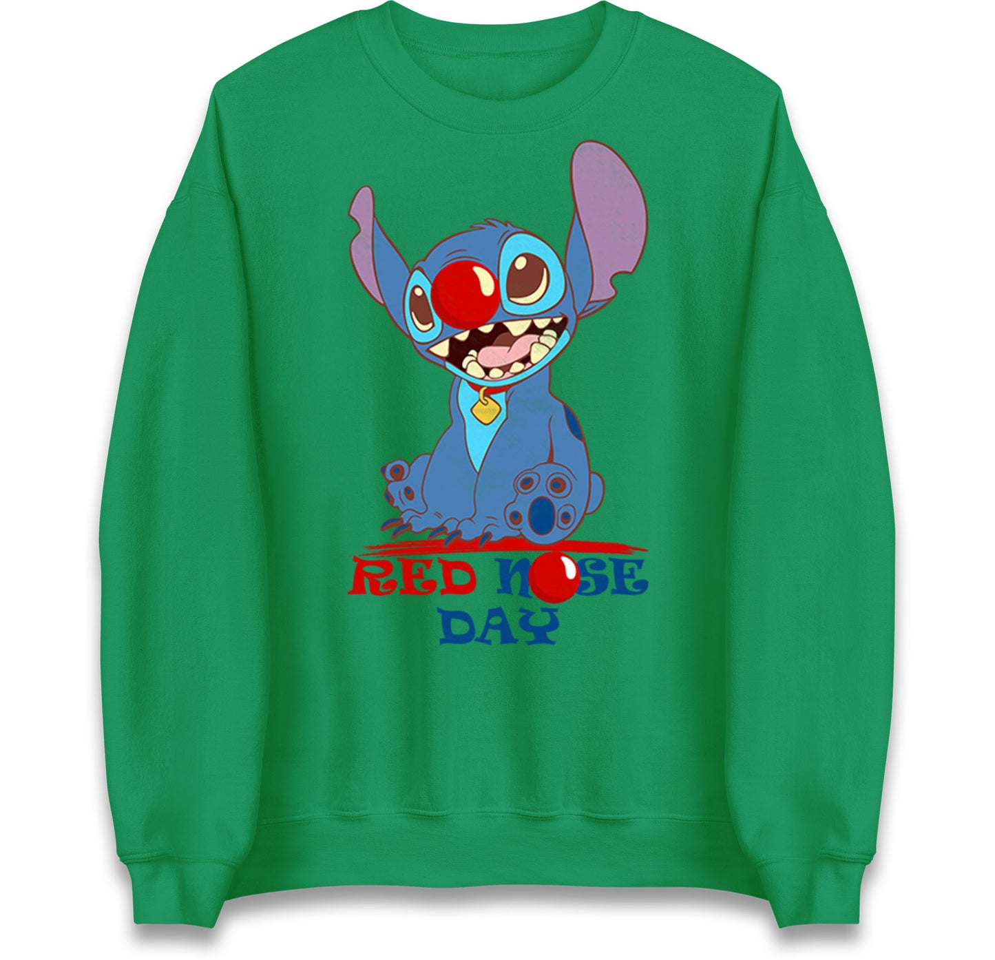 stitch red nose day jumper