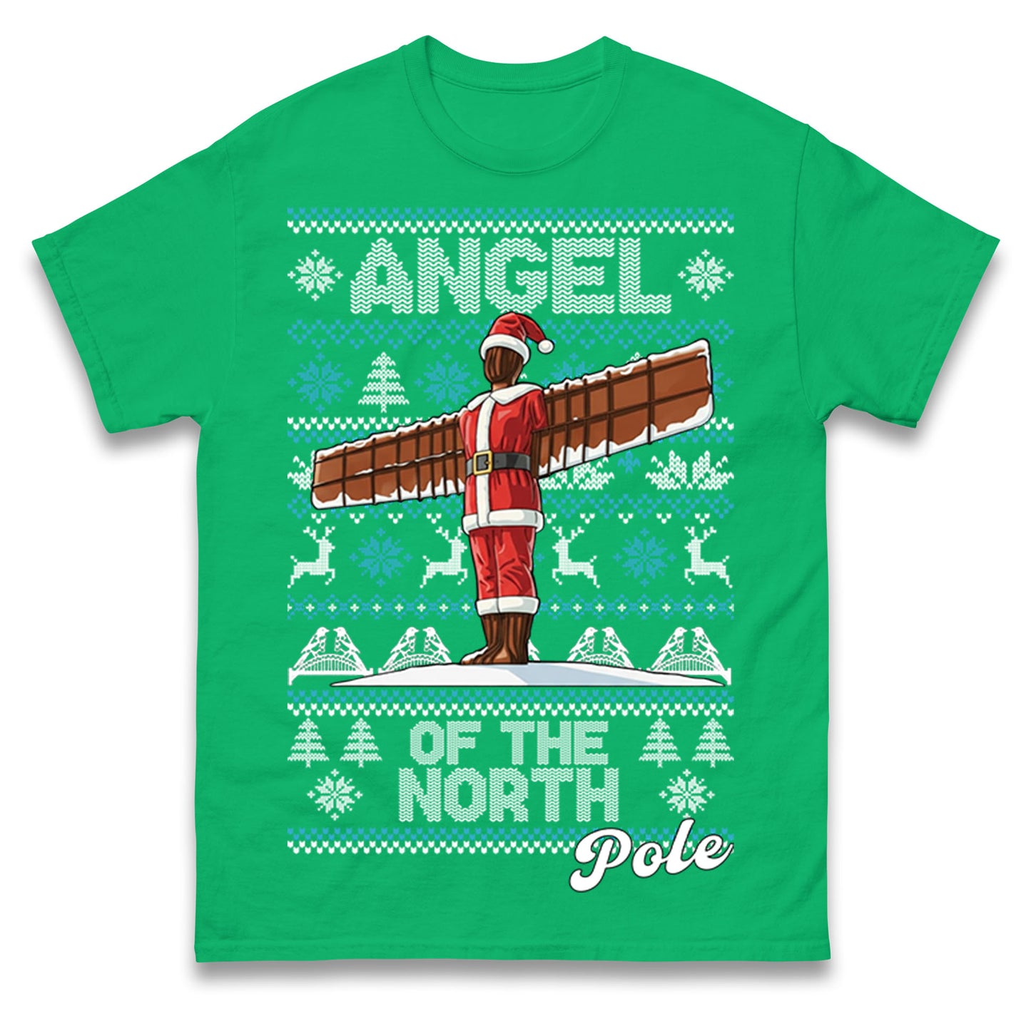 Angel Of The North Pole Christmas T Shirt