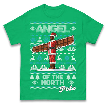 Angel Of The North Pole Christmas T Shirt
