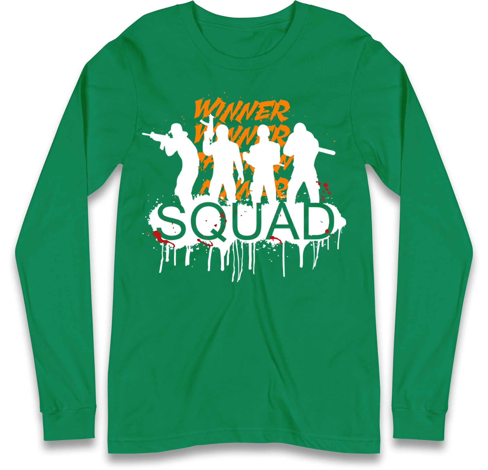 Pubg Squad Long Sleeve T Shirt