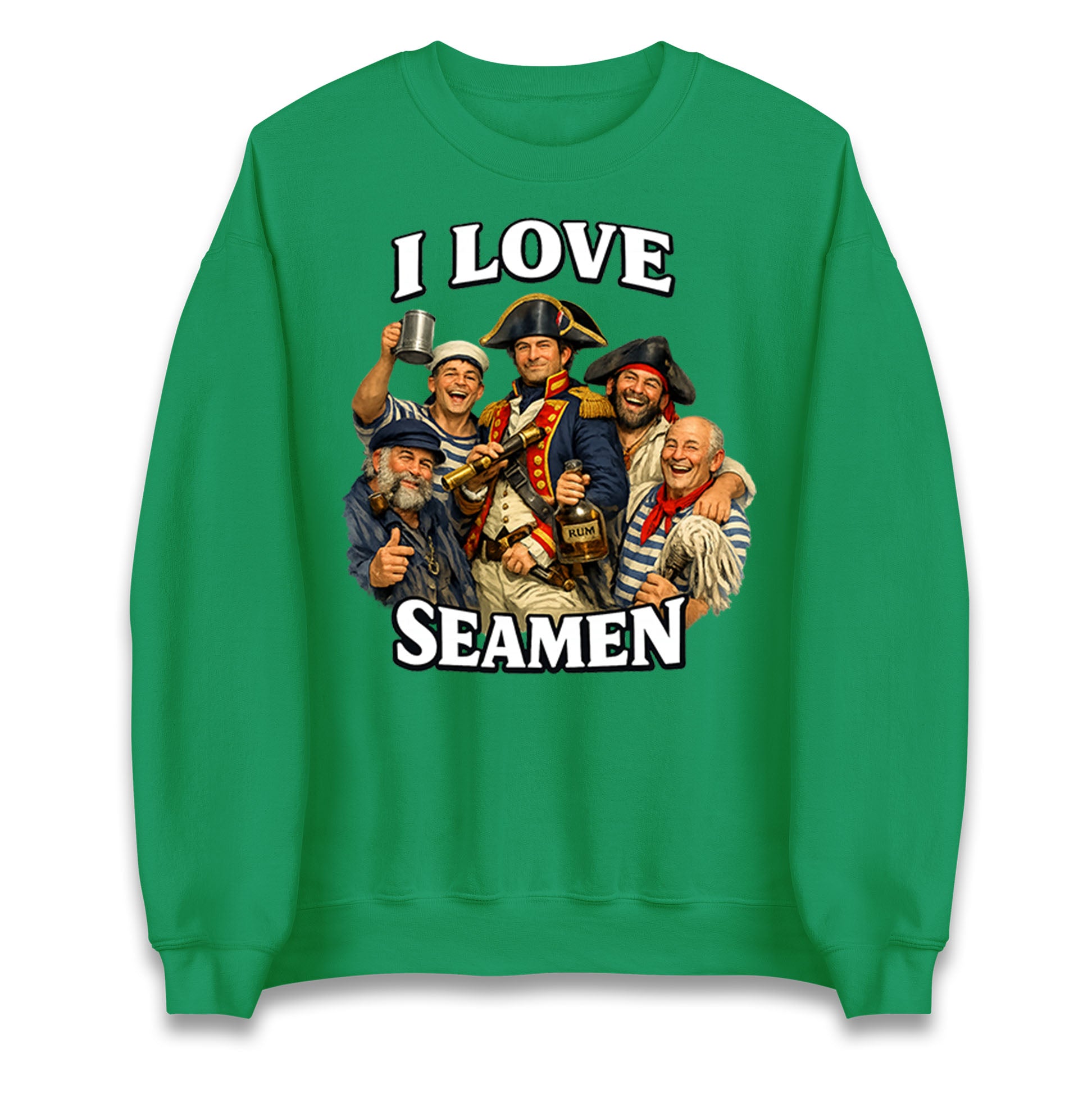 I Love Seamen Funny Cringe Meme Offensive  Jumper