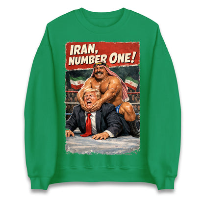 Donald Trump Iron Sheik Iran Wrestling Jumper