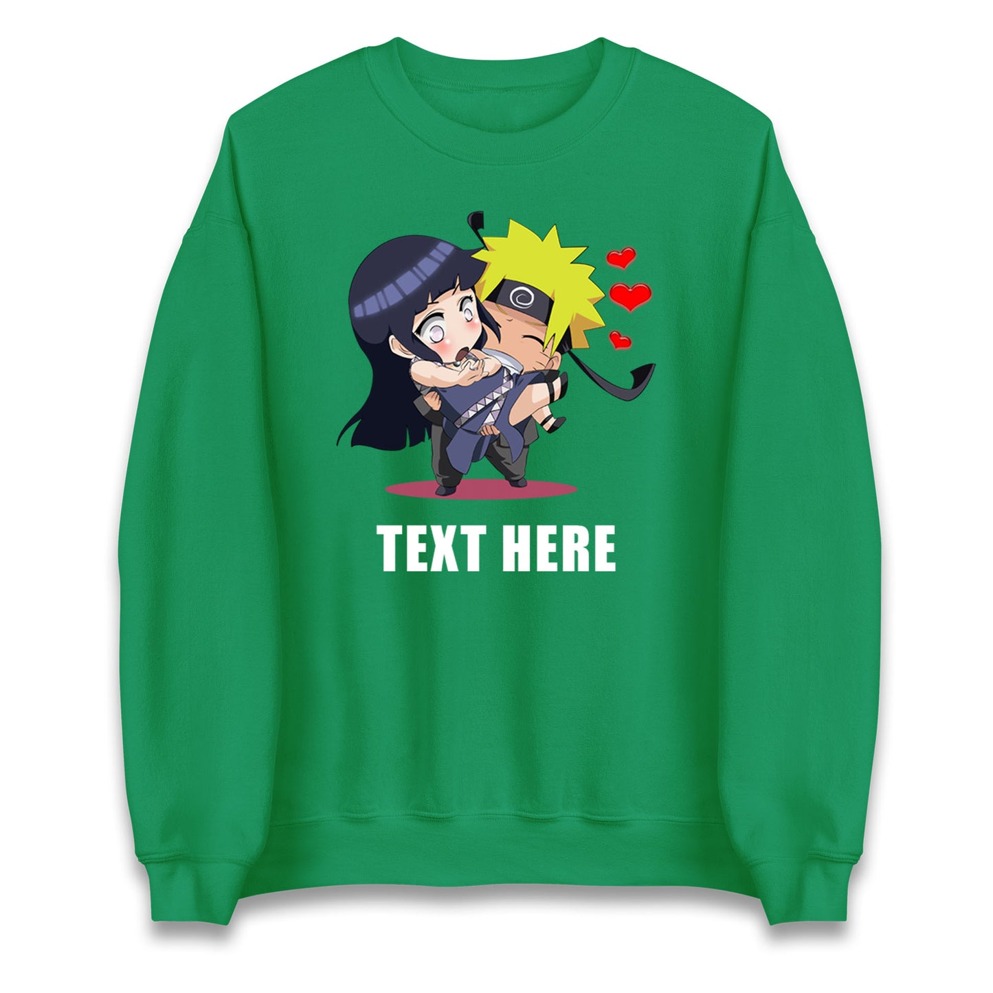 naruto hinata valentines day sweatshirt