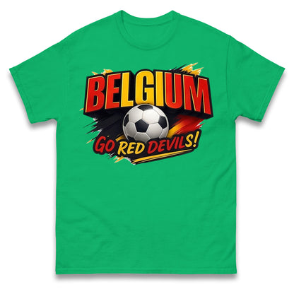 Belgium Retro Football T Shirt