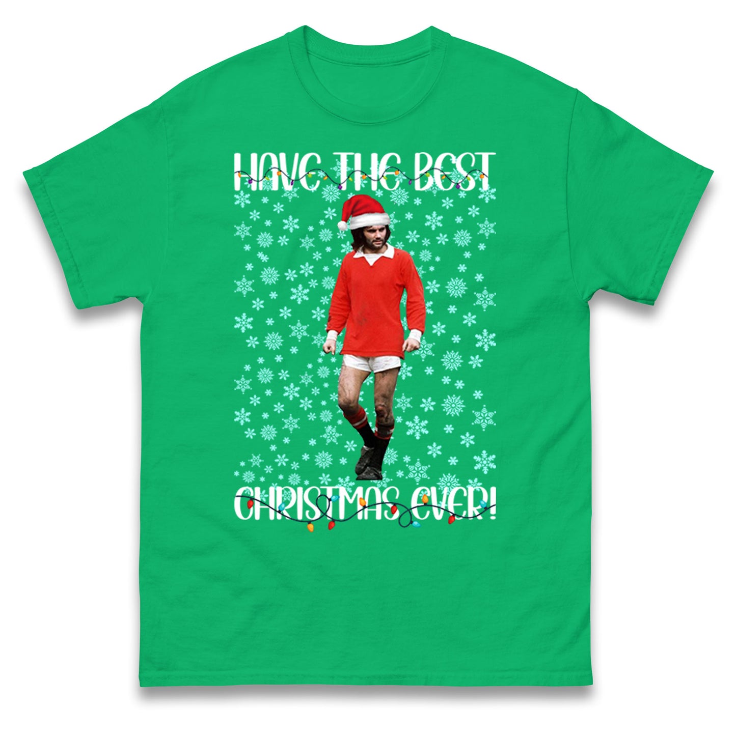 george best christmas t shirt