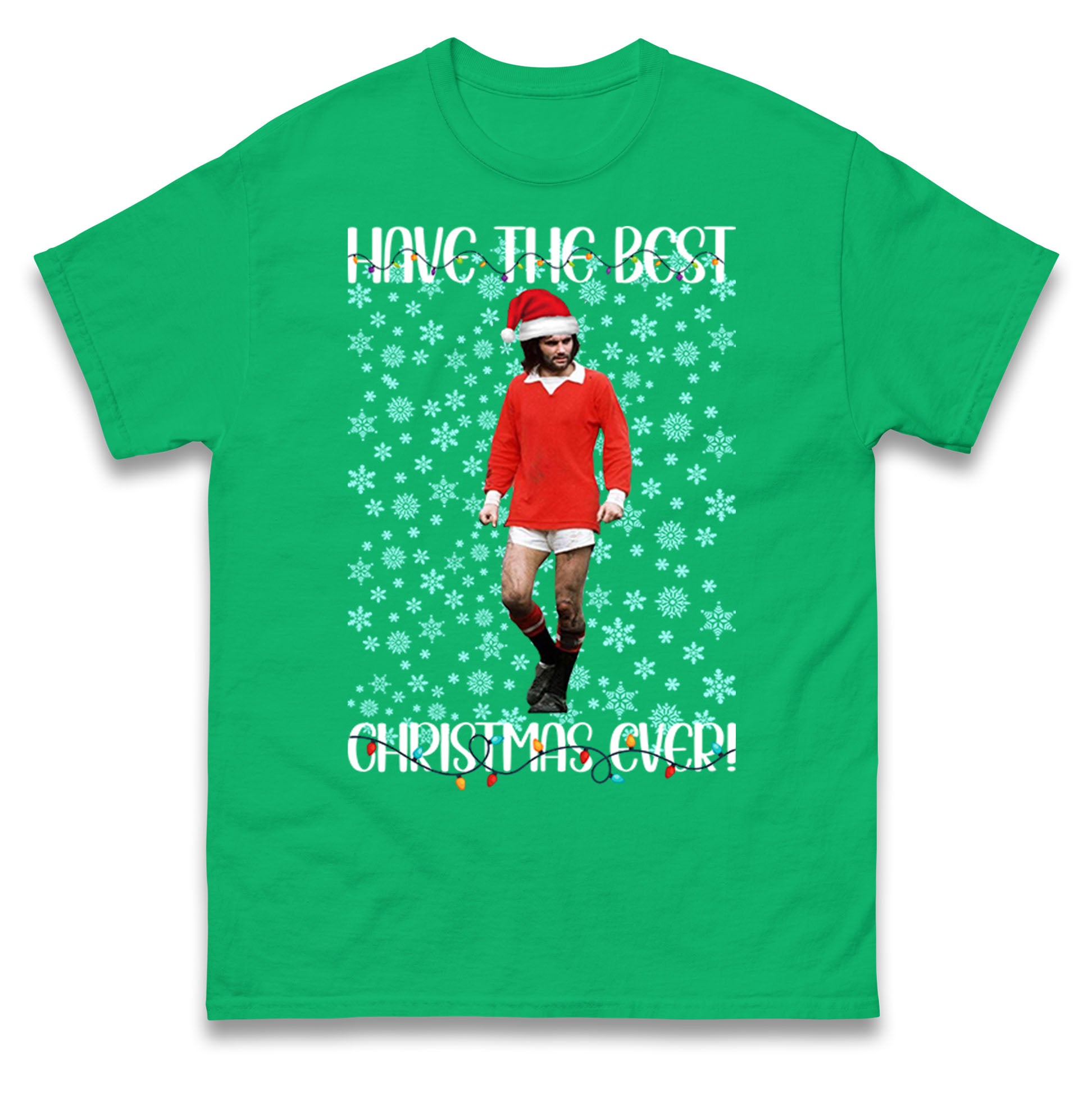 george best christmas t shirt