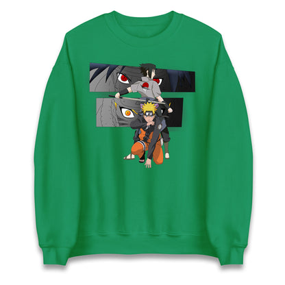 naruto and sasuke uchiha sweatshirt