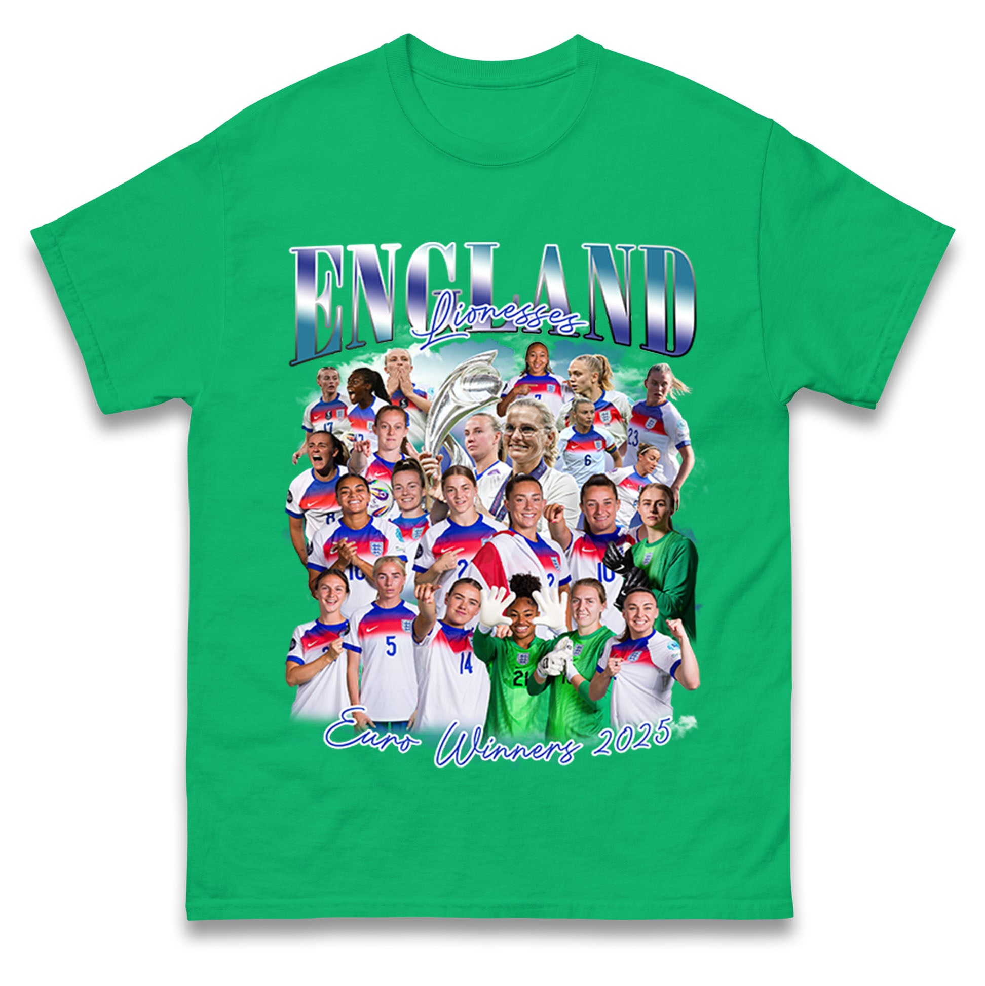Englands Women Euro Winners 2025 T Shirt
