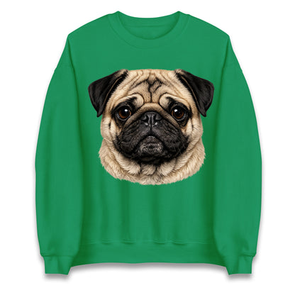 Pug Dog Face Jumper 
