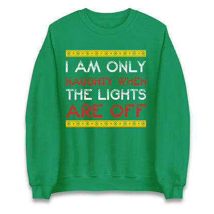 naughty christmas sweatshirt