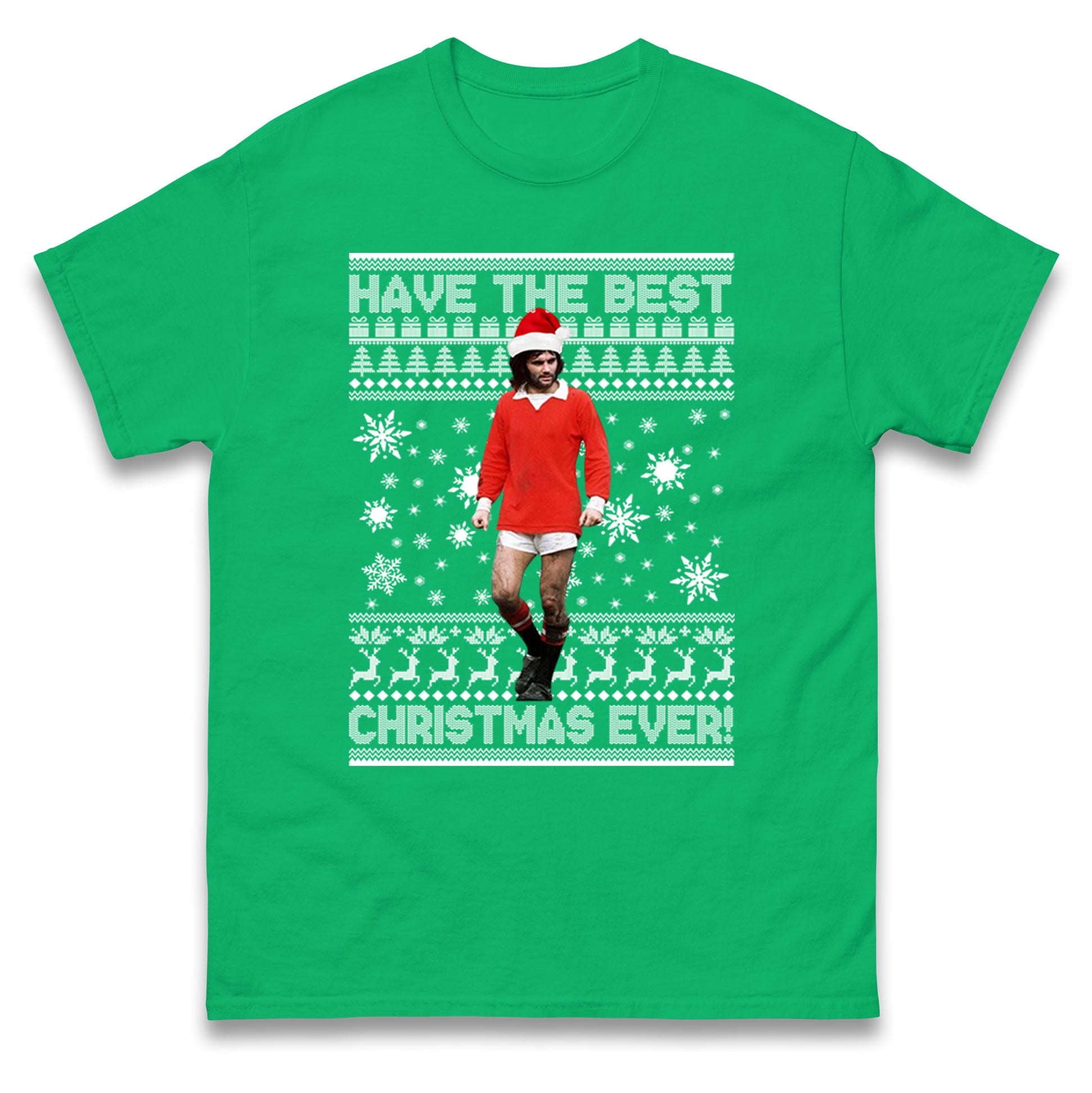 Christmas George Best T Shirt