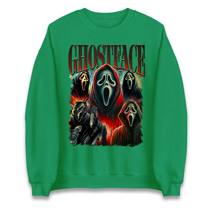 Ghost Face Halloween Bootleg Unisex Sweatshirt