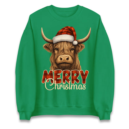 Highland Cow Christmas Jumper