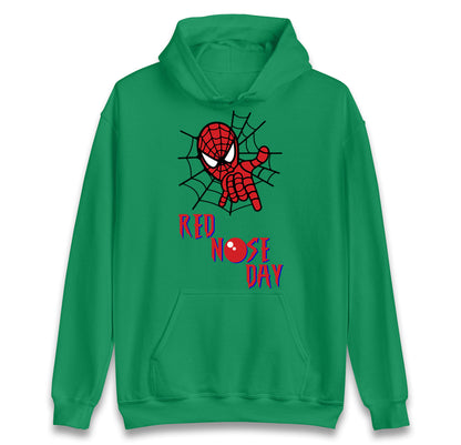Spider Man Red Nose Day Hoodie