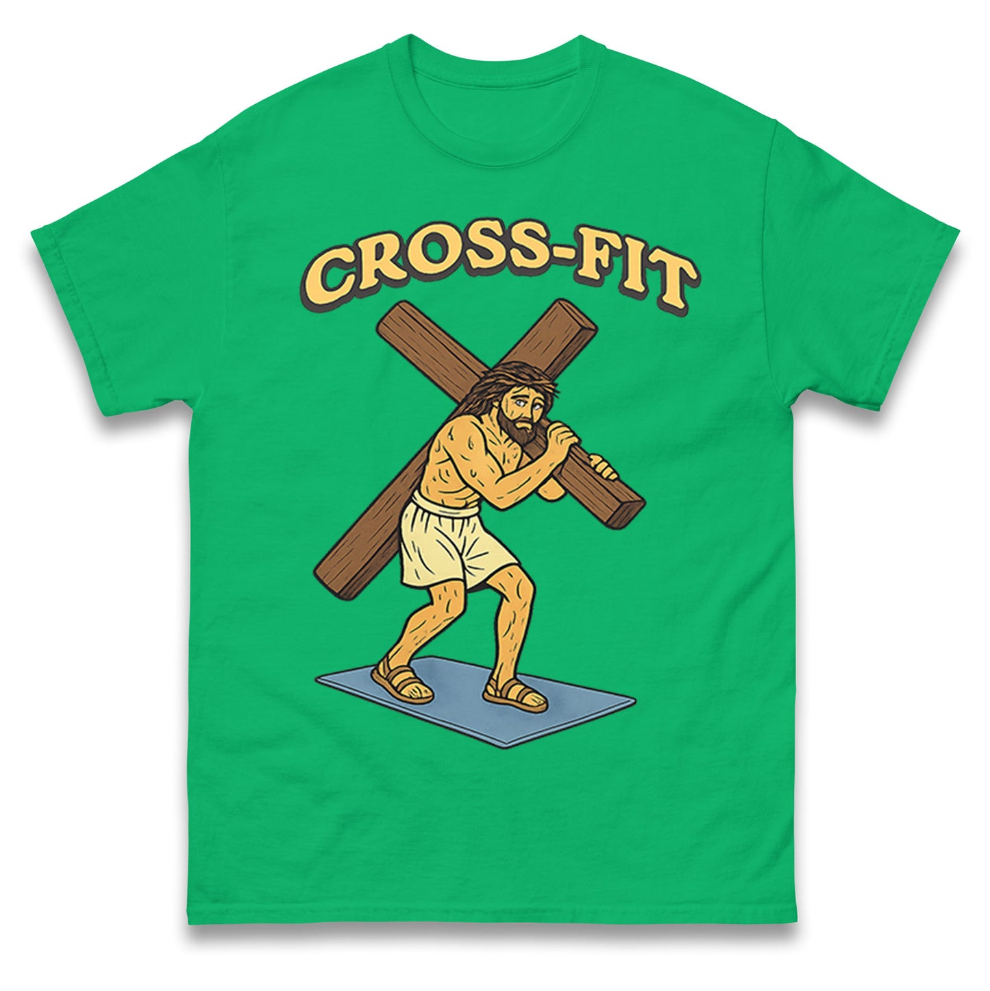 Jesus Cross Fit T Shirt