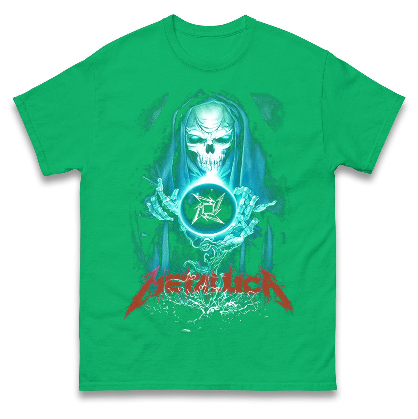 Metallica Skellington Sorcerer T Shirt 