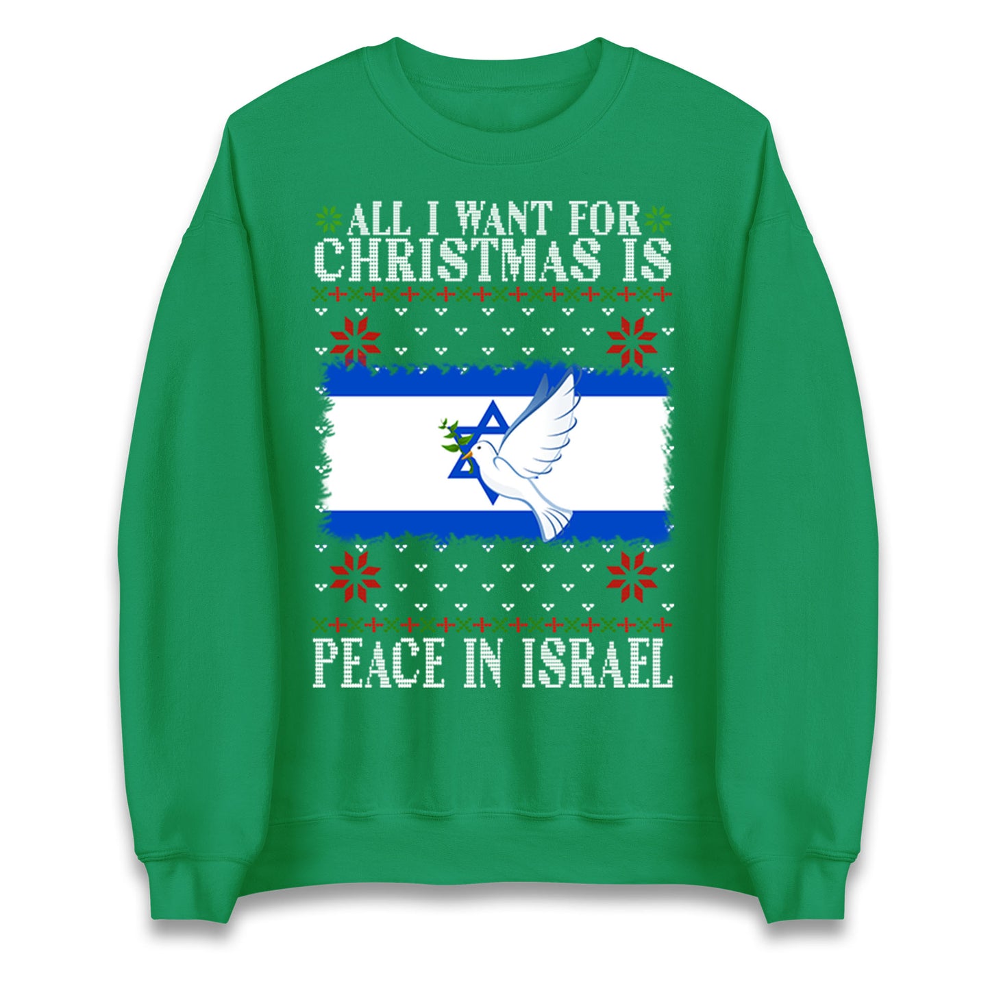 peace in israel sweatshirt