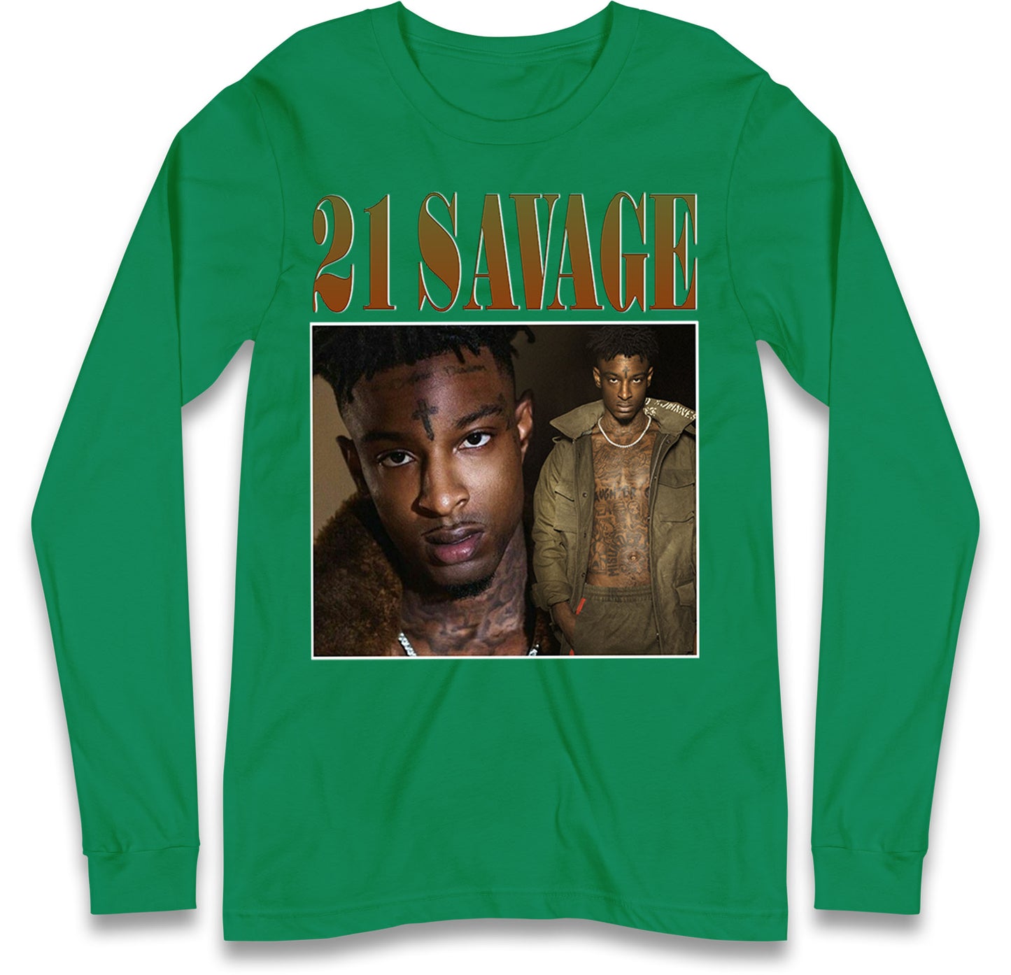 21 Savage Rapper Longsleeve T Shirt