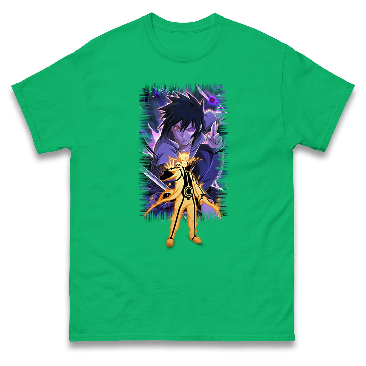 sasuke uchiha and naruto uzumaki t shirt