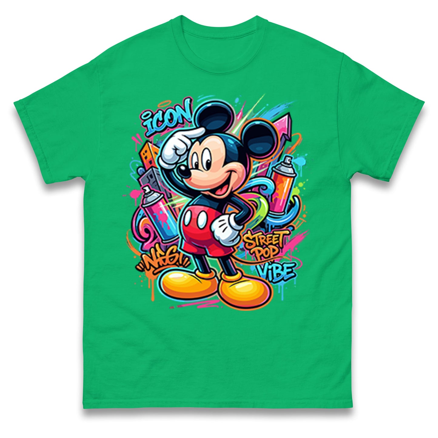 Graffiti Mickey T Shirt