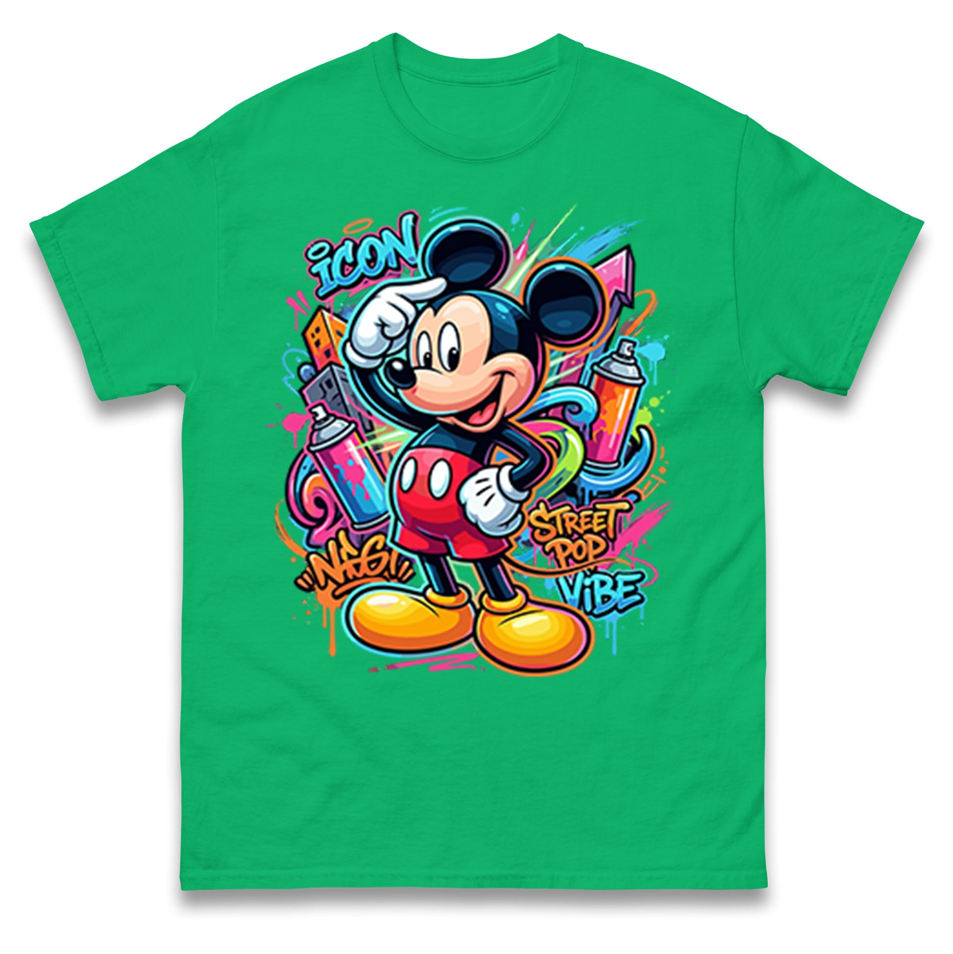 Graffiti Mickey T Shirt