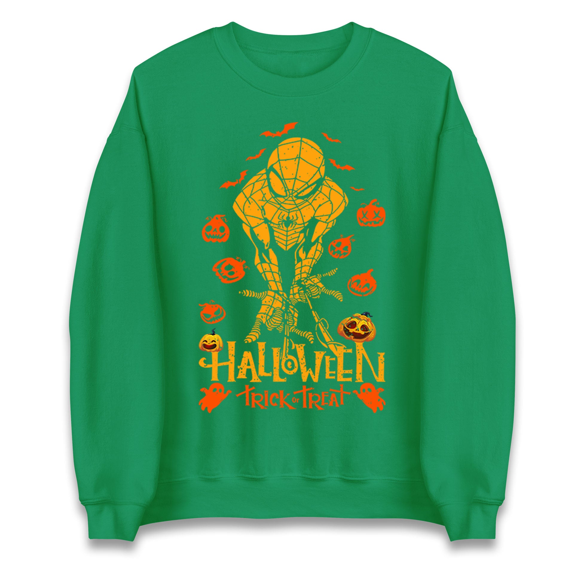 Spiderman Trick Or Treat Halloween Sweatshirt
