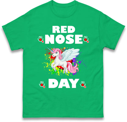 Unicorn Red Nose Day T Shirt