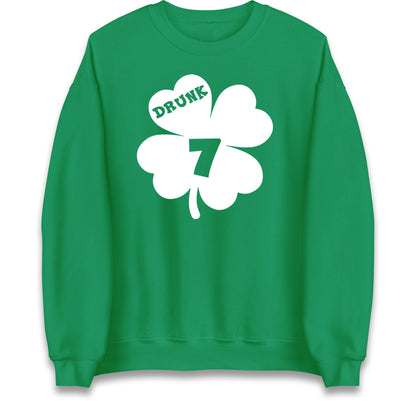 Drunk 7 St Patricks Day Jumper