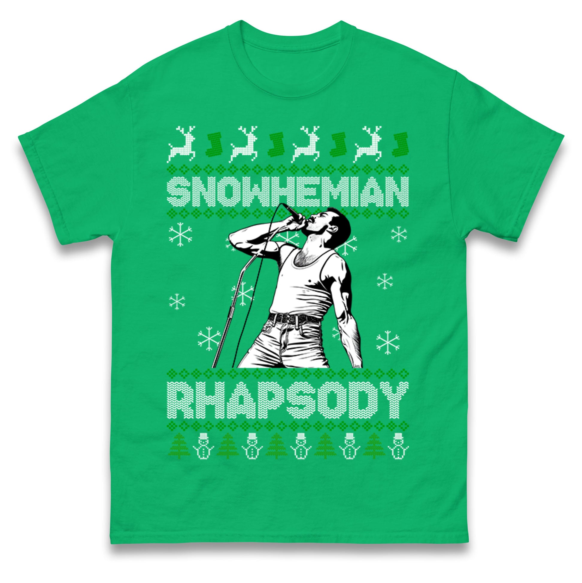 Freddie Mercury Christmas T Shirt
