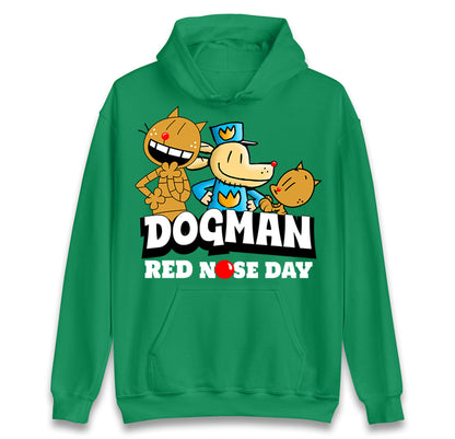 Dogman Red Nose Day Hoodie UK