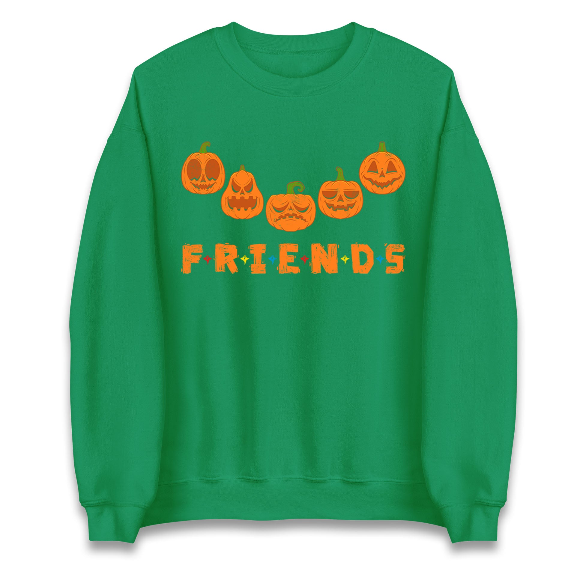Scary Pumpkins Friends Halloween Sweatshirt
