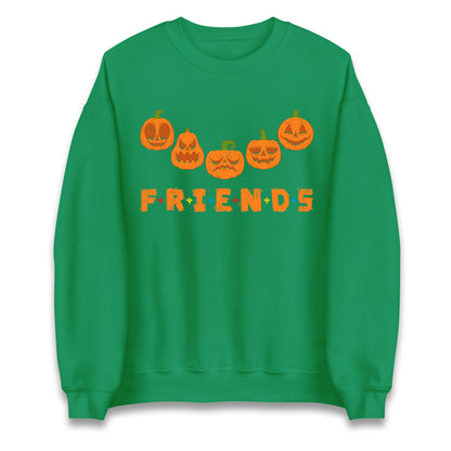 Scary Pumpkins Friends Halloween Sweatshirt

