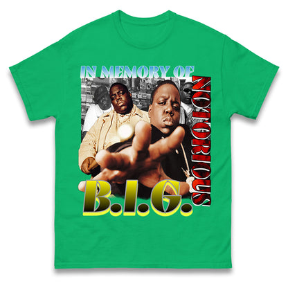 In memory of Notorious B.I.G. T Shirt